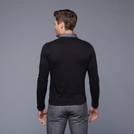 Long Sleeve Polo // Black (M)