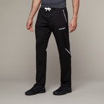 Moisture Wicking Sweat Pants // Black (S)