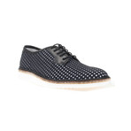 Lou 4 Brogue // Black Perforated Neoprene (Euro: 40)