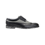 Logan 3 Brogue // Black Pull Up (Euro: 41)