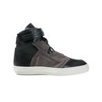 Swear // Olly 14 High Top Sneaker // Grey Pull Up (Euro: 42)