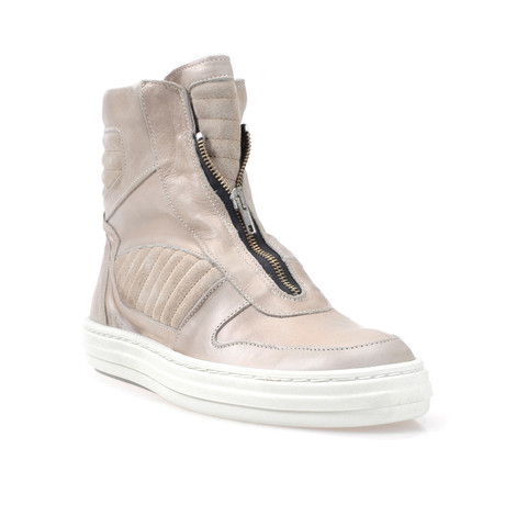 Swear // Billie 1 HighTop Sneaker // Beige Leather + Suede  (Euro: 40)