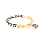 Chaz Ortiz // Black + Gold (Small - Medium)