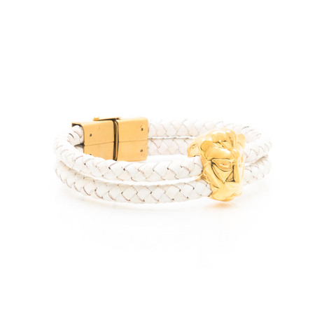Premium Rope Leather Bracelet // Heracles (Small - Medium)