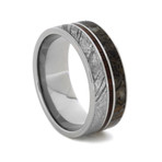 Meteorite + Titanium Wedding Band (Size 6.5)