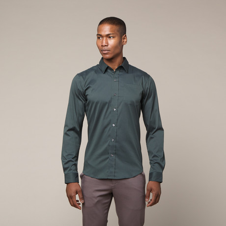 Commuter Dress Shirt // Douglas Fir (S)