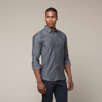 Merino Organic Cotton Twill Dress Shirt (M)