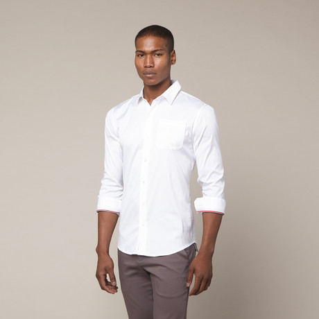 Commuter Dress Shirt // Ivory White (S)