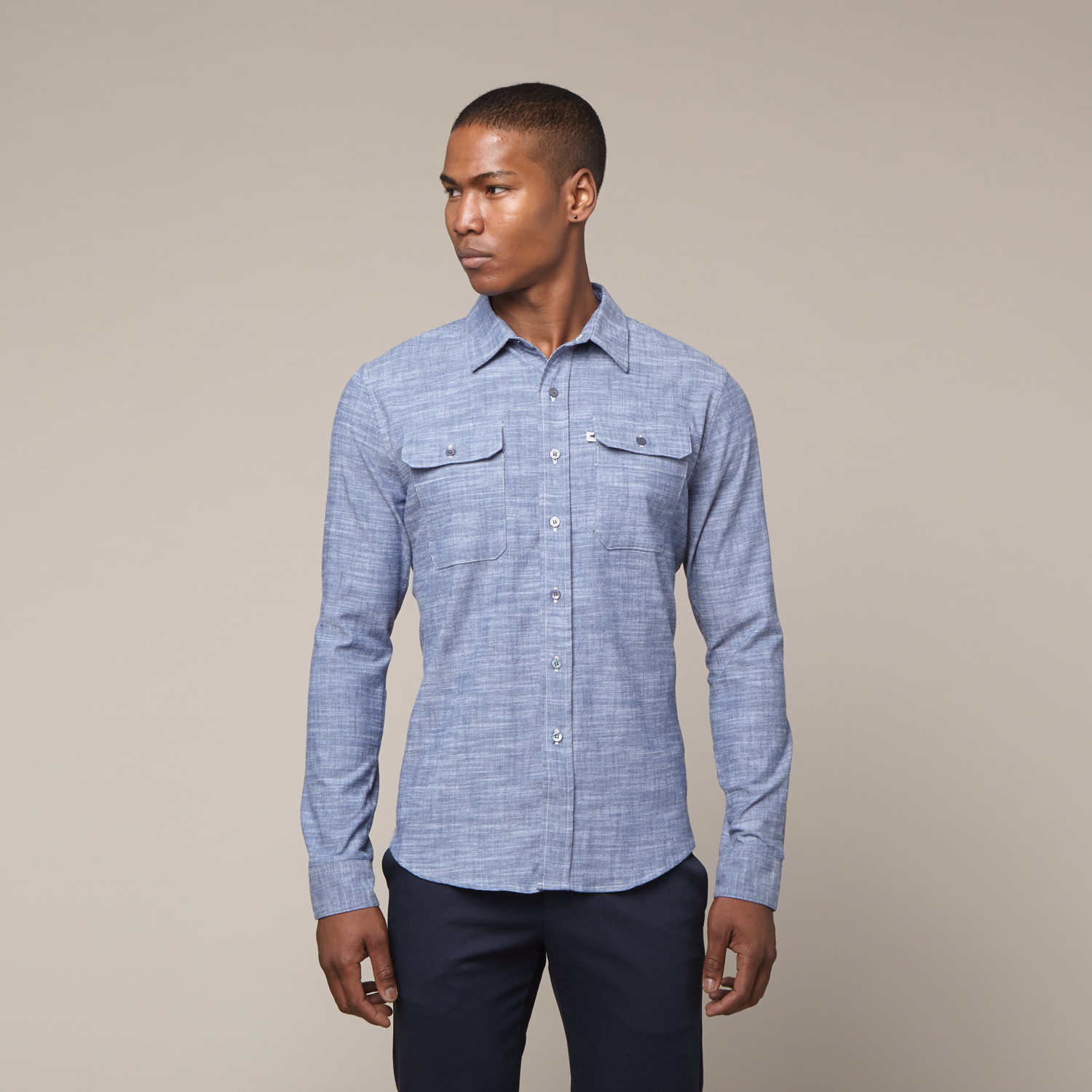 Classic Work Shirt // Indigo Chambray (S) - Parker Dusseau - Touch of ...