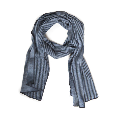 Striped Merino Wool Scarf