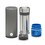 Quest Cup with TAP Filters + TRAVEL Purifier + TRAIL Filter (Grey)