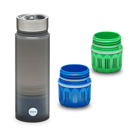 Quest Cup with TAP Filters + TRAIL Filter (Grey)