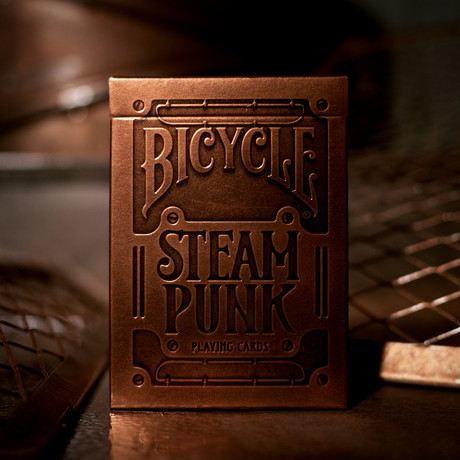 Steampunk + Deck One Playing Cards // 2 Deck Set