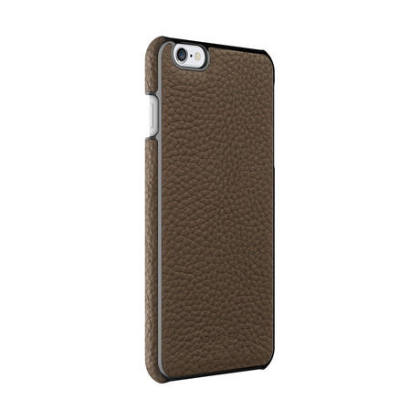 Leather Wrap for iPhone 6 Plus // Sumatra + Gunmetal