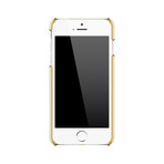 Leather Wrap for iPhone 6 Plus // White + Gold