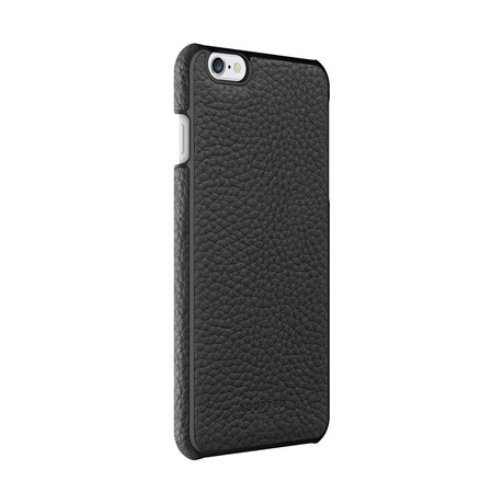 Leather Wrap for iPhone 6 Plus // Black + Black