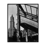 Brett Weston // Iron Railed Stairway, Manhattan, 1944 (16"W x 20"H x 2"D)