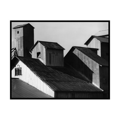 Brett Weston // Corrugated Steel Rooftops, 1936 (16"W x 20"H x 2"D)