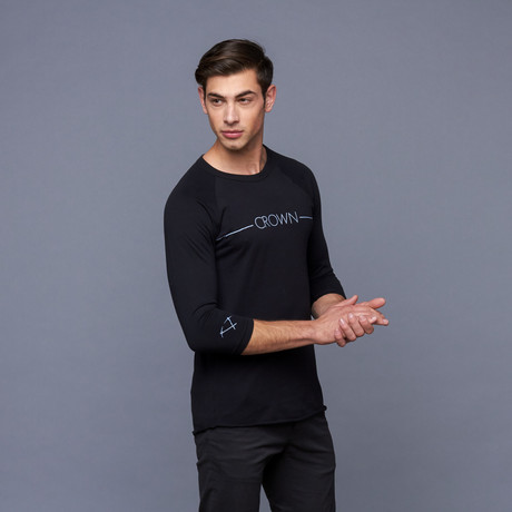 California Crown // Crown Raglan // Black (S)