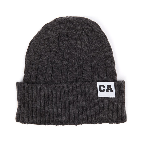 Chorded Crown Beanie // Grey
