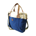 Canvas Messenger Bag (Orange)