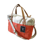 Canvas Messenger Bag (Orange)