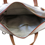 Canvas Messenger Bag (Orange)