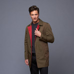 Perkins Water Repellent Trench Coat // Espresso (S)