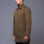 Perkins Water Repellent Trench Coat // Espresso (S)