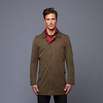 Perkins Water Repellent Trench Coat // Espresso (S)