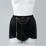 Fringe Maid Skirt