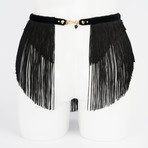 Fringe Skirt (Noir)