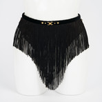 Fringe Skirt (Noir)