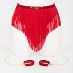 Fringe Skirt (Noir)