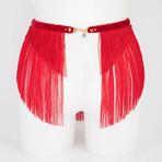 Fringe Skirt (Noir)