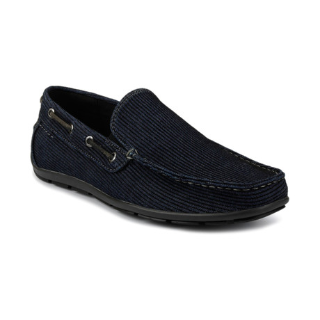 Filmore Moccasin // Navy Black Stripe (US: 7)