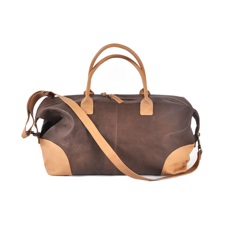 Brown Leather Weekender // Edward 4