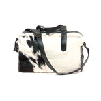 Jed Cowhide Leather Overnight Bag