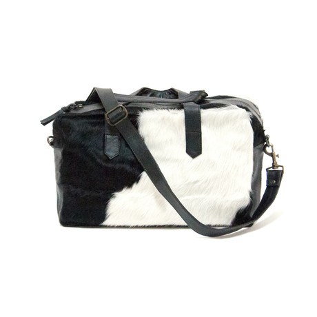 Riku Cowhide Leather Overnight Bag