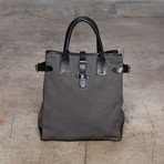 Canvas & Leather Tote (Black)