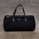 Canvas Duffle Bag (Black)