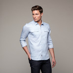 True Reflections Button Up // Powder Blue (S)