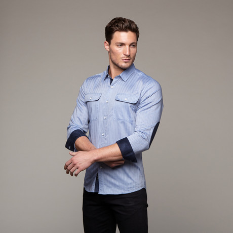 Time to Wonder Button Up // Blue (S)