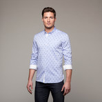 Hive Mind Button Up // Blue (S)