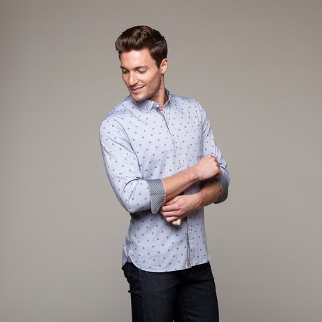 Busy Bee Button Up // Grey (S)