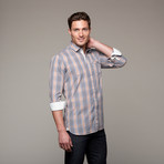 Holland Road Button Up // Orange (S)