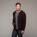 Calle Zip Up Hoodie // Plum (S)