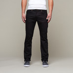 St Guy Straight Fit Jeans // Jet Black (30WX32L)