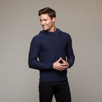 Calle Zip Up Hoodie // Navy (S)