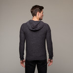 Calle Zip Up Hoodie // Charcoal (S)